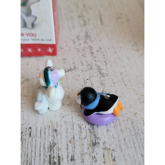Hallmark Frosty fun for you penguin snowman miniature ornament Xmas - Picture 2 of 5